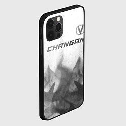 Чехол для iPhone 12 Pro Max Changan - white gradient посередине, цвет: 3D-черный — фото 2