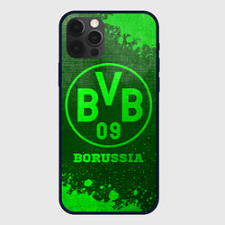 Чехол iPhone 12 Pro Max Borussia - green gradient