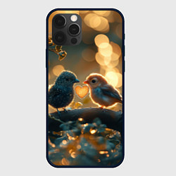 Чехол iPhone 12 Pro Max Влюбленные птички