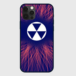 Чехол для iPhone 12 Pro Max Fallout red energy, цвет: 3D-черный