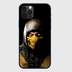 Чехол для iPhone 12 Pro Max Mortal kombat Scorpion - кто следующий, цвет: 3D-черный