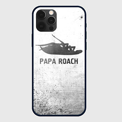 Чехол iPhone 12 Pro Max Papa Roach - white gradient