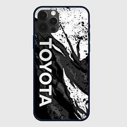 Чехол iPhone 12 Pro Max Toyota - белый разрыв