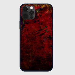 Чехол для iPhone 12 Pro Max Абстракция - dark grunge mood, цвет: 3D-черный