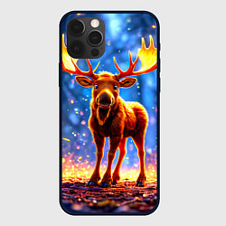 Чехол iPhone 12 Pro Max Лосенок в лесу