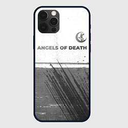 Чехол для iPhone 12 Pro Max Angels of Death - white gradient посередине, цвет: 3D-черный