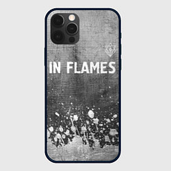 Чехол для iPhone 12 Pro Max In Flames - grey gradient посередине, цвет: 3D-черный