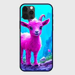 Чехол iPhone 12 Pro Max Розовый козлик