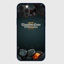 Чехол iPhone 12 Pro Max Kingdom Come Deliverance 2 каменная текстура