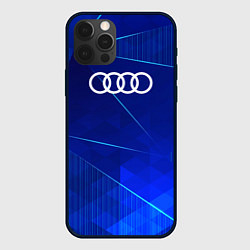 Чехол iPhone 12 Pro Max Audi blue poly