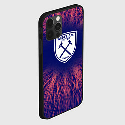 Чехол для iPhone 12 Pro Max West Ham red energy, цвет: 3D-черный — фото 2
