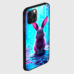 Чехол для iPhone 12 Pro Max Зайчик в сказочном лесу, цвет: 3D-черный — фото 2