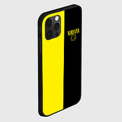Чехол для iPhone 12 Pro Max Нирвана два цвета, цвет: 3D-черный — фото 2