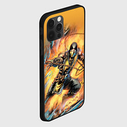 Чехол для iPhone 12 Pro Max Scorpion - Mortal Kombat, цвет: 3D-черный — фото 2