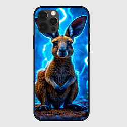 Чехол iPhone 12 Pro Max Кенгуру в разрядах молнии