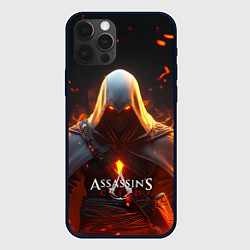 Чехол iPhone 12 Pro Max Assassins Creed fire