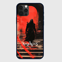 Чехол iPhone 12 Pro Max Assassins Creed poster style