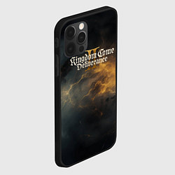 Чехол для iPhone 12 Pro Max Kingdom Come Deliverance 2 dark style, цвет: 3D-черный — фото 2