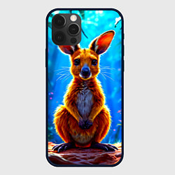 Чехол для iPhone 12 Pro Max Кенгуру в джунглях, цвет: 3D-черный