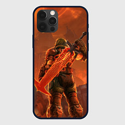 Чехол iPhone 12 Pro Max Палач рока и башня Doom