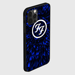 Чехол для iPhone 12 Pro Max Foo Fighters blue energy, цвет: 3D-черный — фото 2