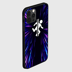 Чехол для iPhone 12 Pro Max Portal neon energy, цвет: 3D-черный — фото 2