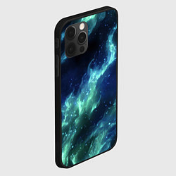 Чехол для iPhone 12 Pro Max Абстракция в виде огня текстура, цвет: 3D-черный — фото 2