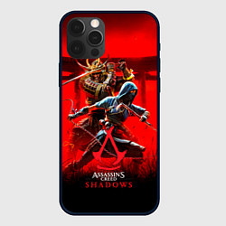 Чехол iPhone 12 Pro Max Assassins Creed Shadows - samurai