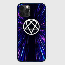 Чехол iPhone 12 Pro Max HIM neon energy