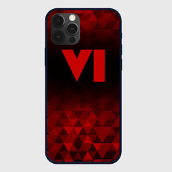 Чехол iPhone 12 Pro Max GTA 6 red poly