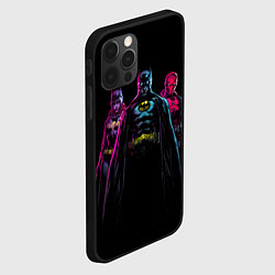 Чехол для iPhone 12 Pro Max Бэтмен и женщина кошка, цвет: 3D-черный — фото 2