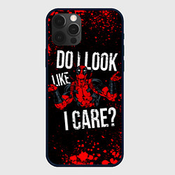 Чехол iPhone 12 Pro Max Дэдпул - красные брызги