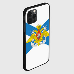 Чехол для iPhone 12 Pro Max Военно-морской флот: орёл, цвет: 3D-черный — фото 2