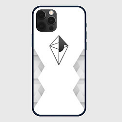 Чехол для iPhone 12 Pro Max No Mans Sky white poly, цвет: 3D-черный