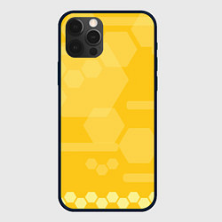Чехол iPhone 12 Pro Max Геометрические фигуры желтые
