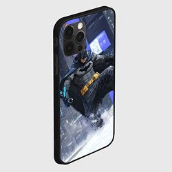 Чехол для iPhone 12 Pro Max Бэтмен на снегу, цвет: 3D-черный — фото 2