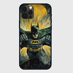 Чехол iPhone 12 Pro Max Бэтмен с поднятыми кулаками