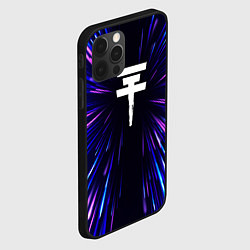 Чехол для iPhone 12 Pro Max Tokio Hotel neon energy, цвет: 3D-черный — фото 2