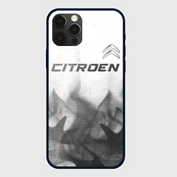 Чехол для iPhone 12 Pro Max Citroen - white gradient посередине, цвет: 3D-черный