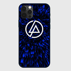 Чехол iPhone 12 Pro Max Linkin Park blue energy