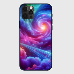 Чехол iPhone 12 Pro Max Neon space fantasy