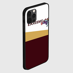 Чехол для iPhone 12 Pro Max Экстрим сноуборд, цвет: 3D-черный — фото 2