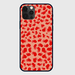 Чехол iPhone 12 Pro Max Сердца любви