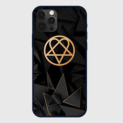 Чехол для iPhone 12 Pro Max HIM golden poly, цвет: 3D-черный