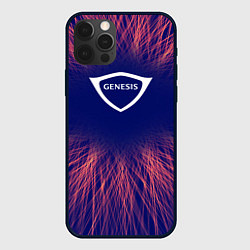 Чехол для iPhone 12 Pro Max Genesis red energy, цвет: 3D-черный