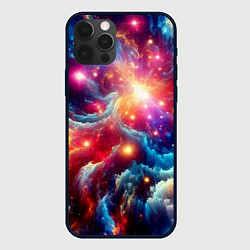 Чехол iPhone 12 Pro Max Colorfull neon space clouds - ai art fantasy