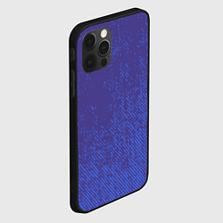 Чехол для iPhone 12 Pro Max Джинс с потертостями-синий, цвет: 3D-черный — фото 2