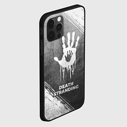 Чехол для iPhone 12 Pro Max Death Stranding - grey gradient, цвет: 3D-черный — фото 2