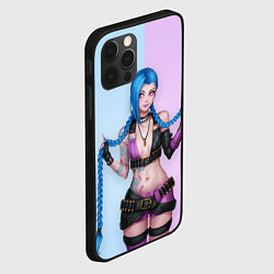 Чехол для iPhone 12 Pro Max League of Legends - Jinx, цвет: 3D-черный — фото 2