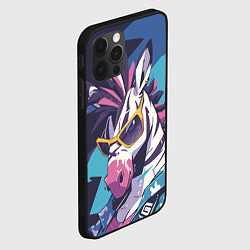 Чехол для iPhone 12 Pro Max Модная зебра, цвет: 3D-черный — фото 2
